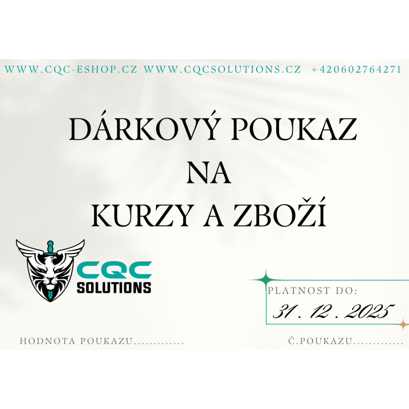 DÁRKOVÝ POUKAZ – Svoboda výběru pro každého nadšence!