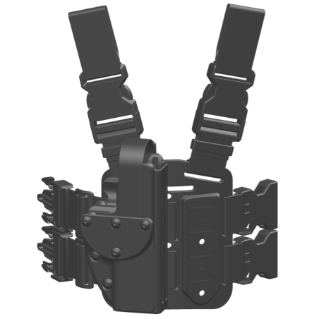 Služební pouzdro V1 pro pistoli CZ 75 D Compact (stehenní platforma)