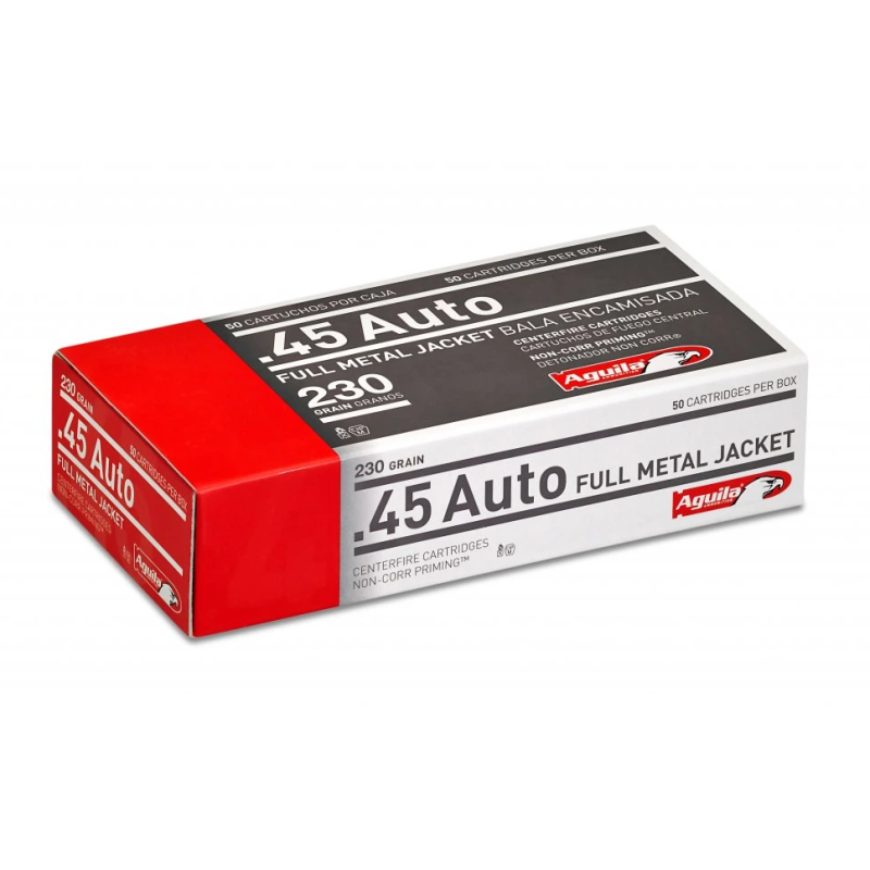 Střelivo Aguila .45 AUTO FMJ 230gr 50 ks