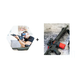 Set mobilní virtuální střelnice pro AR15 – Mantis Blackbeard + Virtual Shot Mk.1