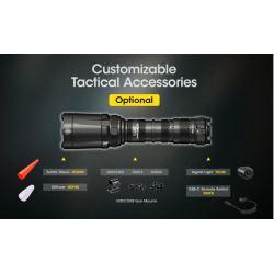 NITECORE SRT7i – taktická svítilna nové generace s výkonem 3 000 lm a dosvitem 580 m
