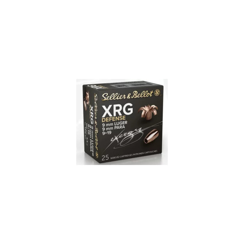 S&B 9 mm Luger XRG NonTox 100gr 25ks – kategorie A-I