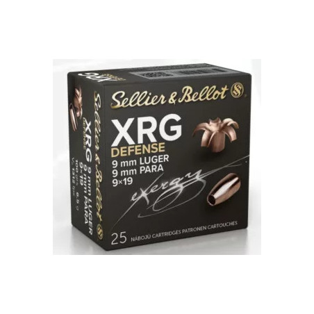 S&B 9 mm Luger XRG NonTox 100gr 25ks – kategorie A-I