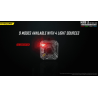 NITECORE NU06LE – poziční a výstražné signální světlo (červená / modrá / zelená / bílá) 15 lm