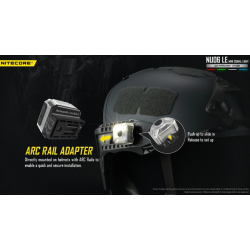 NITECORE NU06LE – poziční a výstražné signální světlo (červená / modrá / zelená / bílá) 15 lm