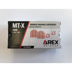 AREX MT-X 9mm – Značkovací tréninkové střelivo 50 ks