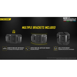 NITECORE NU06LE – poziční a výstražné signální světlo (červená / modrá / zelená / bílá) 15 lm