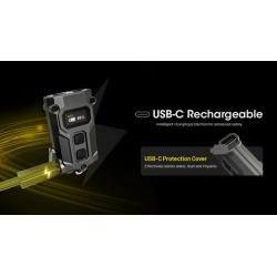 NITECORE TINI 3 – mini kapesní svítilna 600 lm, USB-C, 330 mAh