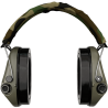 Sordin Supreme Pro-X LED – zelené mušle, camo hlavový most, gelové náušníky