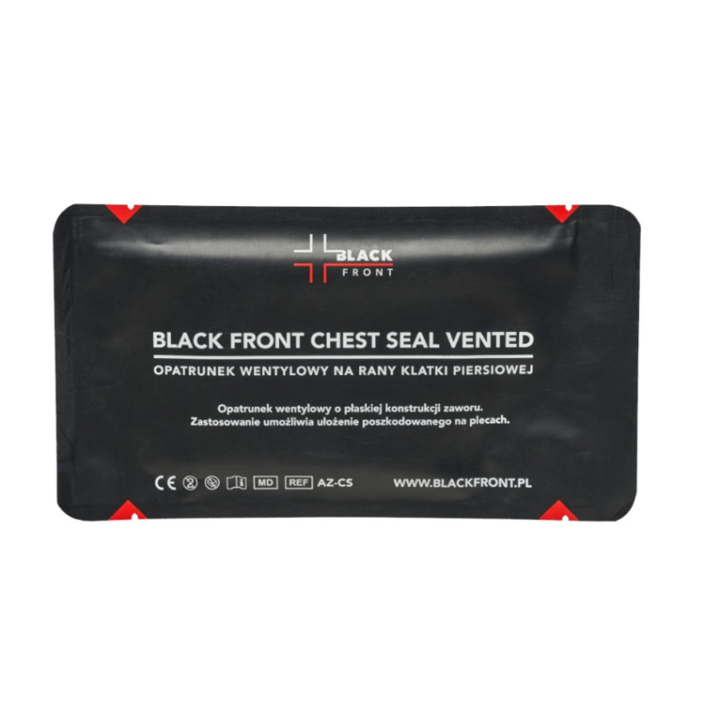 BLACK FRONT – Chest Seal Vented