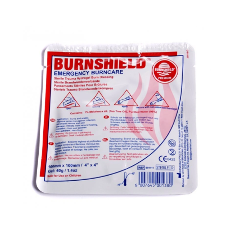 BURNSHIELD – hydrogel na popáleniny 10 × 10 cm