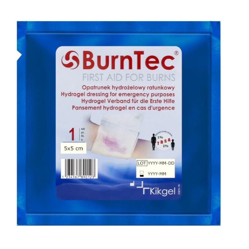 BurnTec® – hydrogelový obvaz