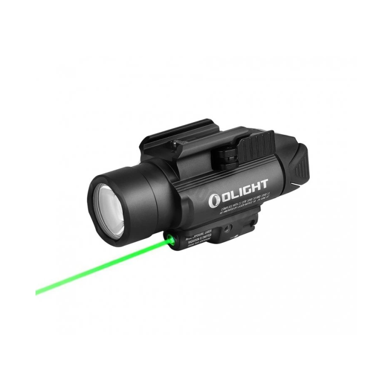 Olight BALDR Pro 1350 lm – zelený laser