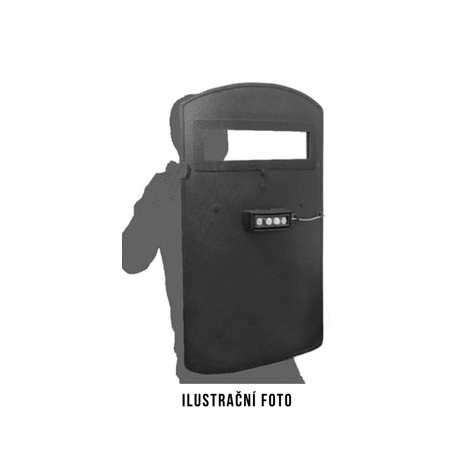 ARGUN Balistický štít s průhledem a světlem