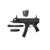 Výhodný set: Lineární kompenzátor G.I.S. HP9 TRI-LUG + Kolimátor HOLOSUN AEMS RED + Lucansky Arms