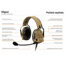 SILGEAR – PROFESIONÁLNÍ AKTIVNÍ KOMUNIKAČNÍ SLUCHÁTKA